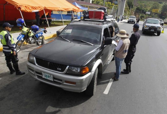 Un millón de hondureños se movilizan con el feriadón