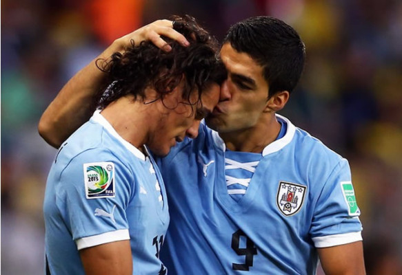 Cavani: 'El Real Madrid es el equipo de los sueños de Luis Suárez'