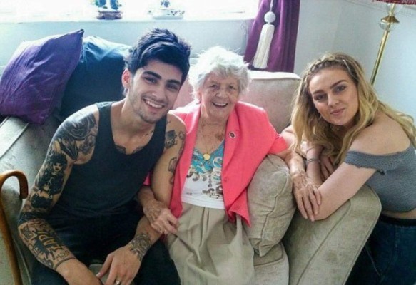 Zayn Malik conoce a la bisabuela de Perrie Edwards &nbsp;&nbsp;