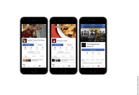 Pida una pizza desde Facebook