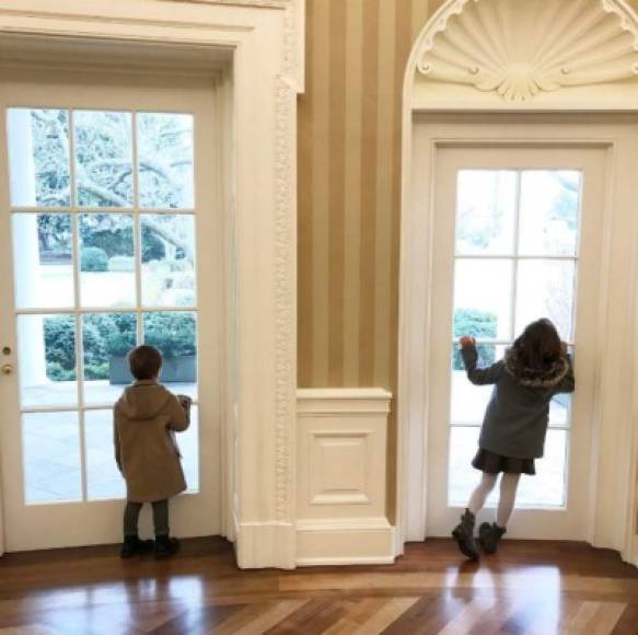 Así disfrutan los hijos de Trump en la Casa Blanca