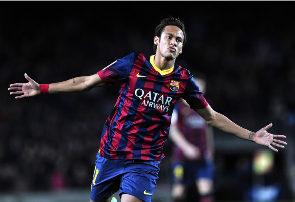 Neymar regresó un mes después con un golazo de astro