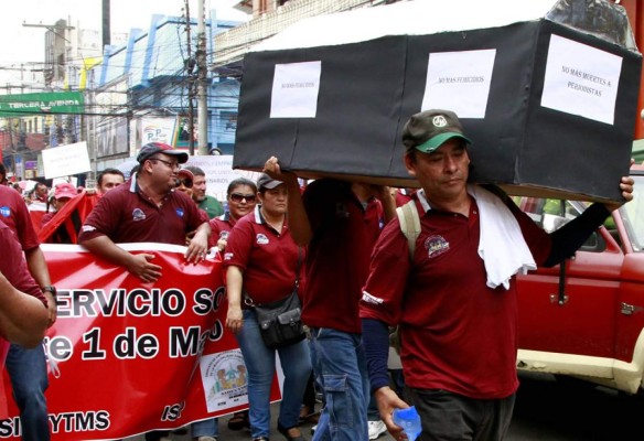 Las mejores fotos del Primero de Mayo en Honduras