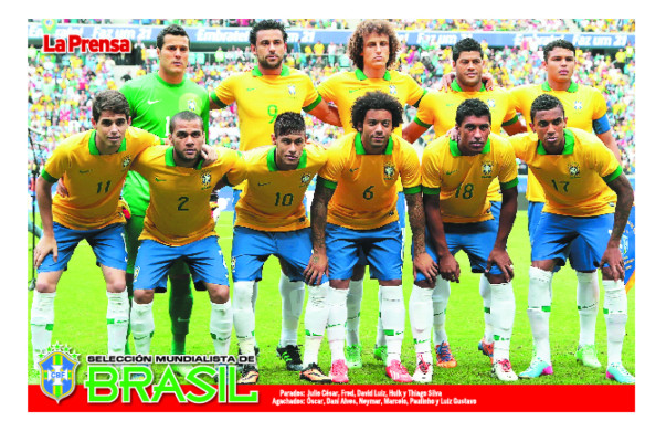 Descargue los posters de los equipos participantes en Brasil 2014