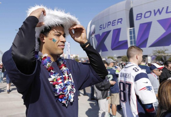 Fotos del ambiente del Super Bowl