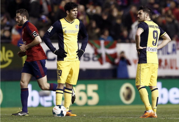Osasuna le dio un duro golpe a Atlético de Madrid