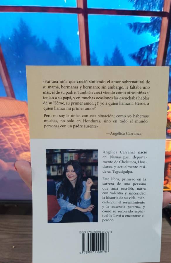 La contraportada del libro.