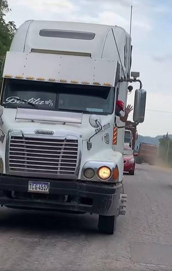 Este era el tráiler que Samir Reyes solía conducir.