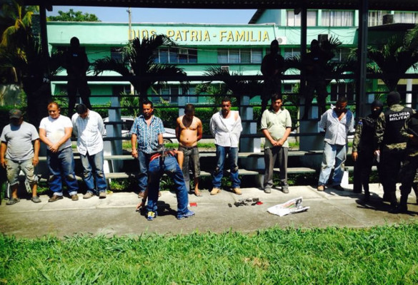 Capturan a banda de supuestos delincuentes en San Pedro Sula