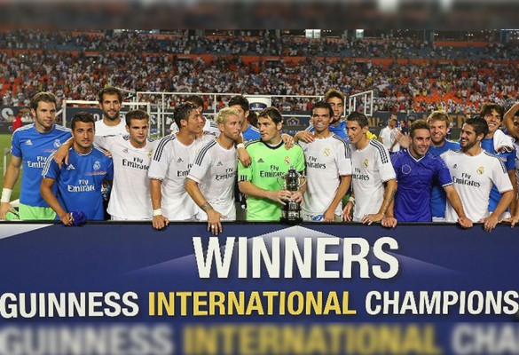 Real Madrid jugará contra el United, la Roma e Inter en la Copa Guinness