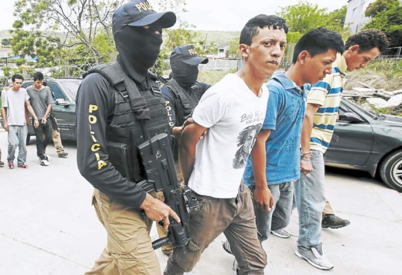 Redada antiextorsión deja siete detenidos en Tegucigalpa