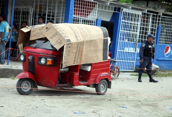 Le quitan la vida a chofer de mototaxi en el norte de Honduras