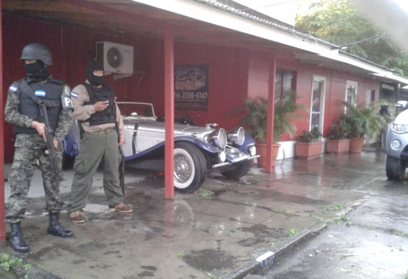 Siete detenidos en allanamientos en el norte de Honduras