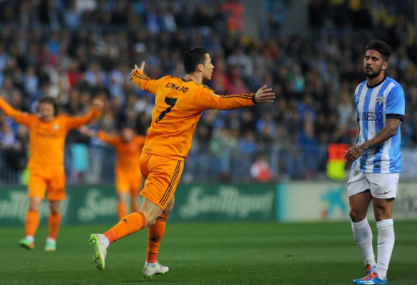 Real Madrid vence al Málaga y continúa líder en España
