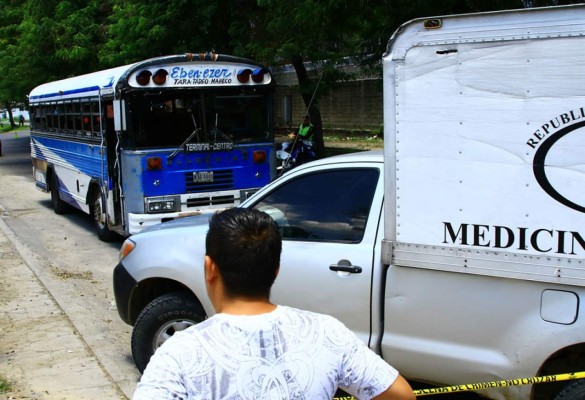 A balazos matan a pasajero en autobús en San Pedro Sula