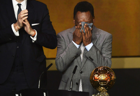Pelé también recibió su Balón de Oro