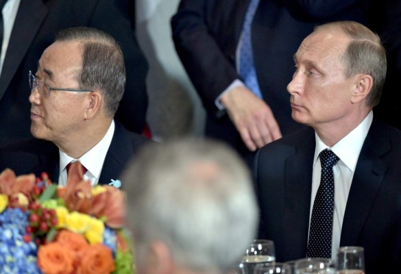 Las miradas 'frías' entre Obama y Putin 'congelan' la ONU