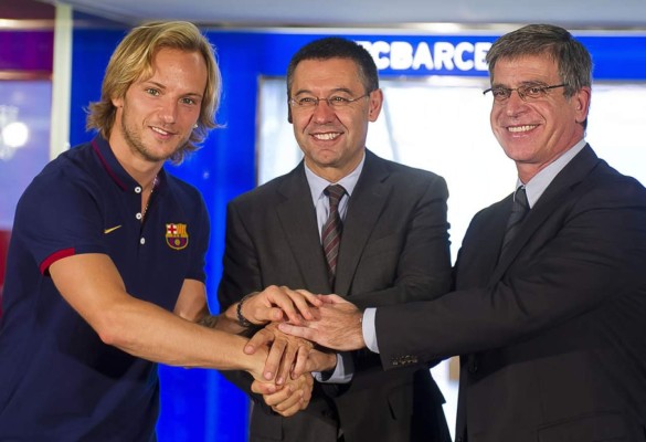 Rakitic presentado como nuevo jugador del Barcelona