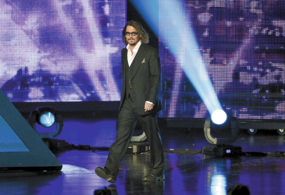 Johnny Depp es el actor favorito de la gente