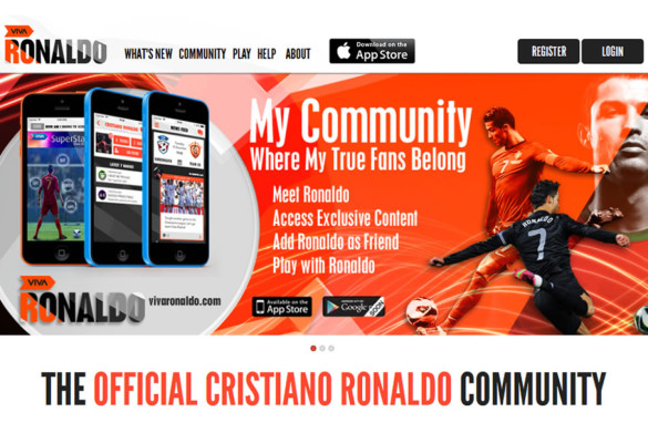 Viva Ronaldo, la red social que lanzó CR7