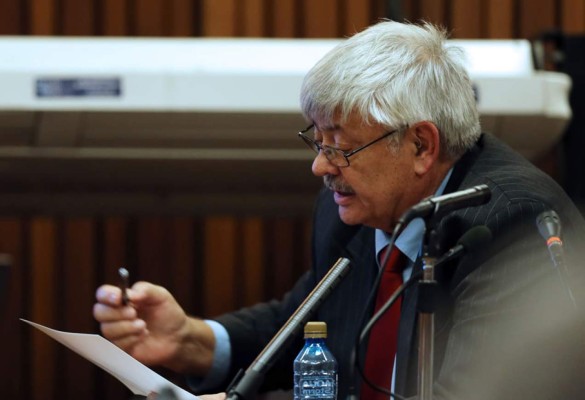 Experto balístico dice que Pistorius mató a su novia cuando ella se dirigía hacia el baño