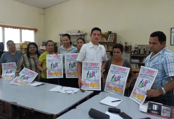 Se unen en Chamelecón para apoyar la maratón por la vida