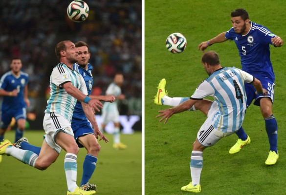 El argentino Zabaleta y el accidente con su calzoneta