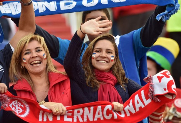 Hondureños y franceses vibran en Beira-Río