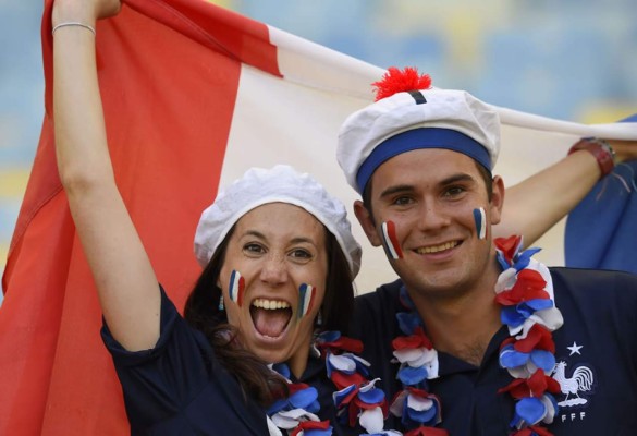 Espectacular ambiente en Rio de Janeiro entre alemanes y franceses