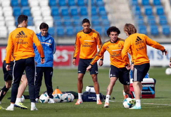 El Madrid ultima su preparación ante el Málaga