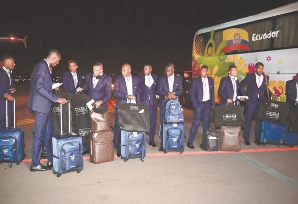 Ecuador y Rueda también arribaron a Brasil