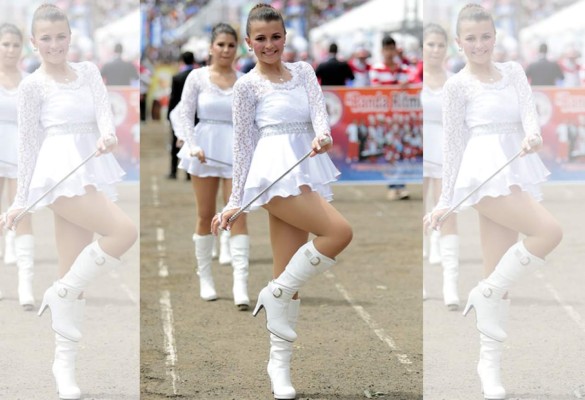 Belleza y destrezas de palillonas enamoran a los hondureños