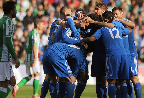 Real Madrid le da un festín de goles al Betis