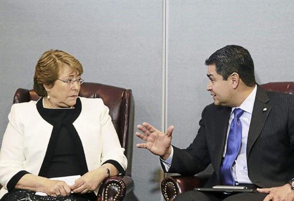 Bachellet ofrece apoyar ingreso de Honduras a la Alianza para el Pacífico