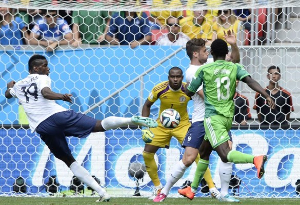 Francia clasifica a cuartos al vencer a una aguerrida Nigeria