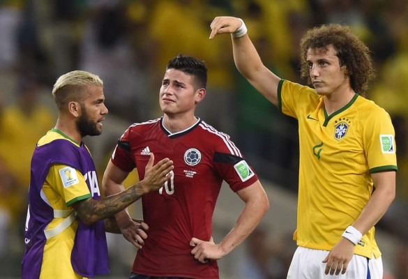 Las lágrimas de James, que se va del Mundial con seis goles