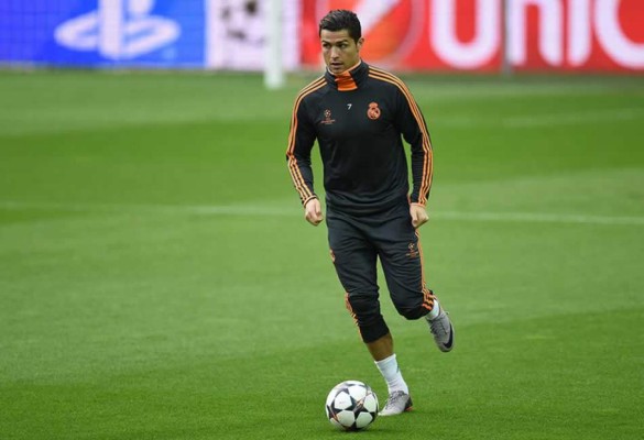 Cristiano no puede completar el entrenamiento