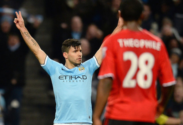 El City golea al Cardiff y Agüero muestra su buen estado de forma