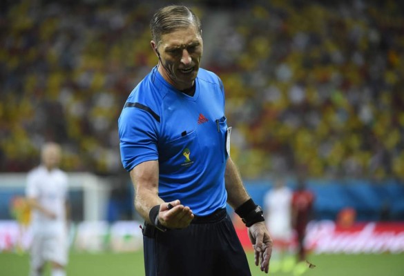 Argentino Pitana será el árbitro de Honduras contra Suiza