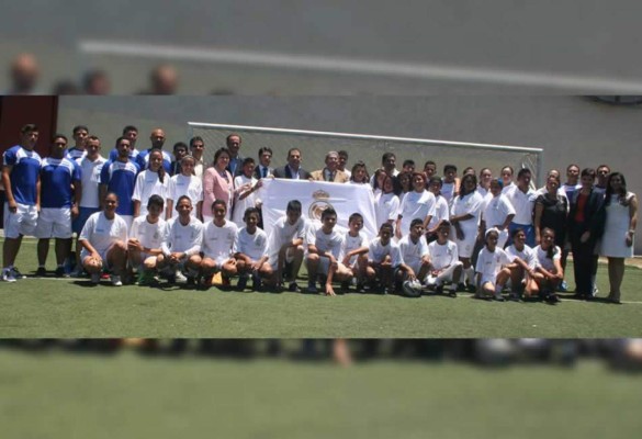 Inauguran nueva escuela del Real Madrid en Honduras