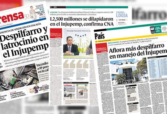 Organizada red de corrupción operaba en el Injupemp: CNA