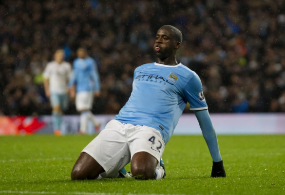 Yaya Touré, el mejor futbolista del Manchester City en febrero