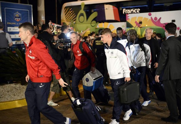 Francia llega a Brasil con la moral a tope