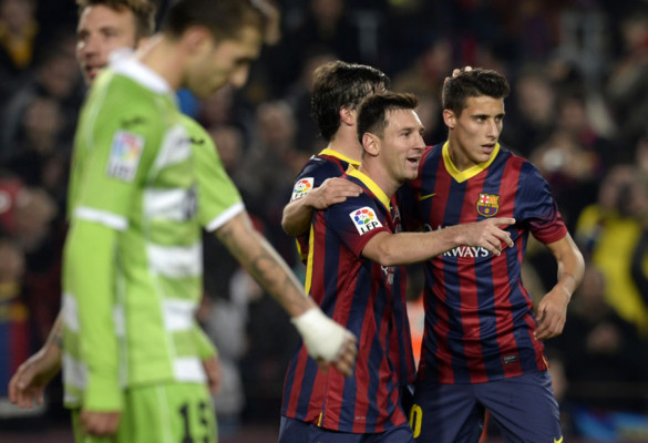 Messi regresa a lo grande y Barça encarrila pase a cuartos de Copa del Rey