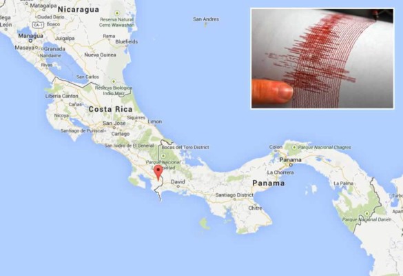Sismo de 6.2 grados sacude Costa Rica y Panamá
