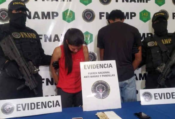 FNAMP captura a una mujer y un menor, supuestos extorsionadores de la MS-13