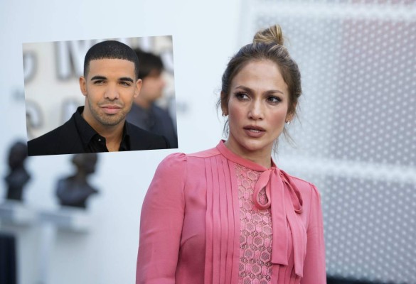 Jennifer López y Drake recibieron el 2017 juntos