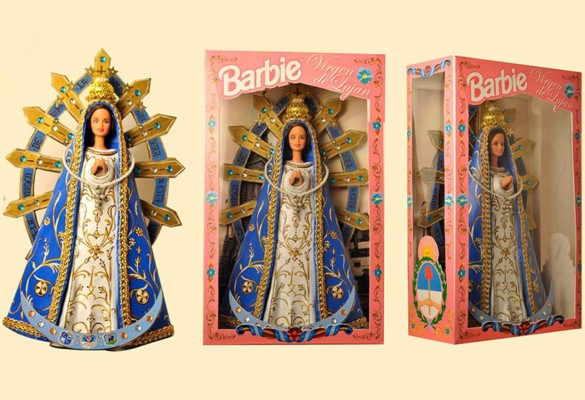 Polémica en Argentina por una Barbie de la Virgen y Ken de Jesús