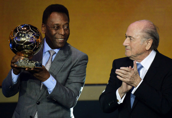 Pelé también recibió su Balón de Oro