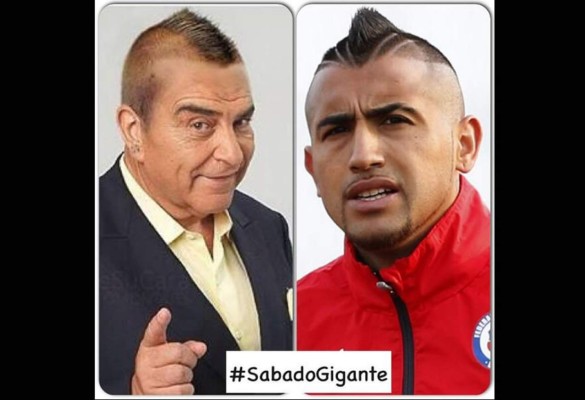 Don Francisco celebra el triunfo de Chile con el peinado de Arturo Vidal